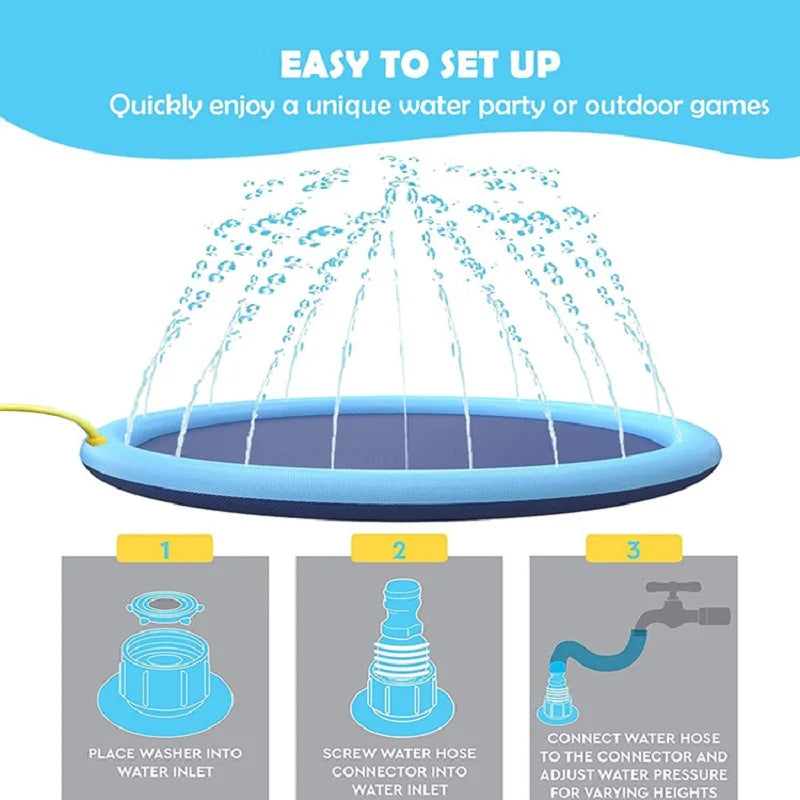 KiddoWaves™ Splash Pad for Kids and Pets
