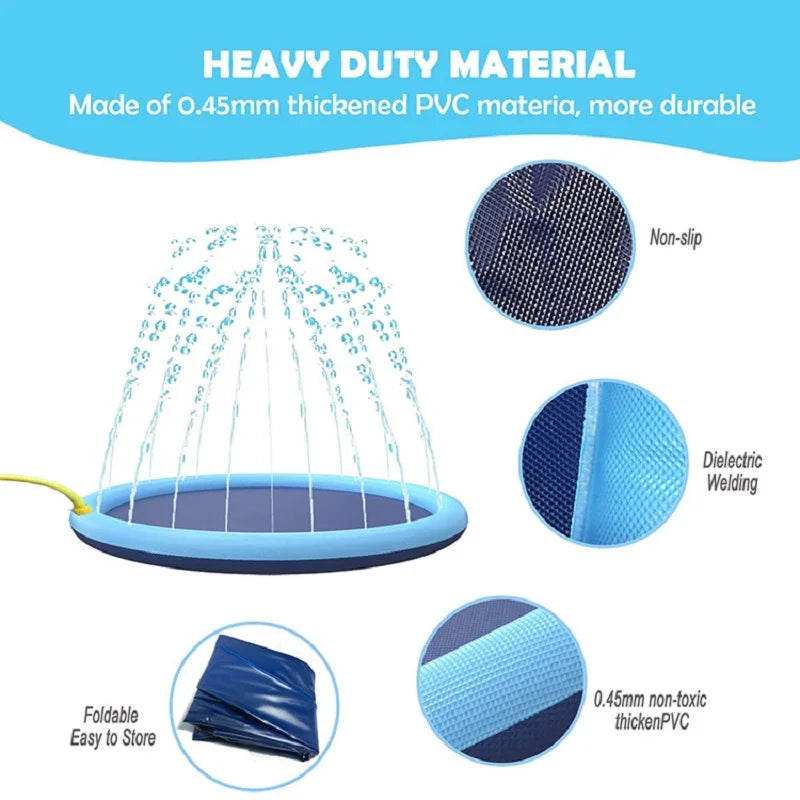 KiddoWaves™ Splash Pad for Kids and Pets